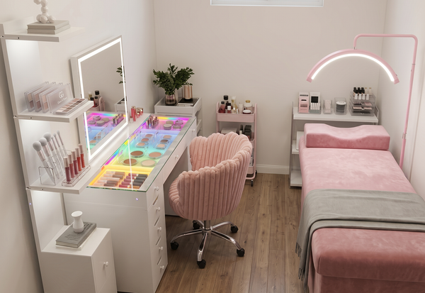 Lash Room Vanity Setup Guide for Lash Techs & Estheticians