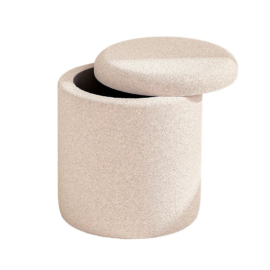 VanitiSeat PlushWool – Lambswool Storage Vanity Stool