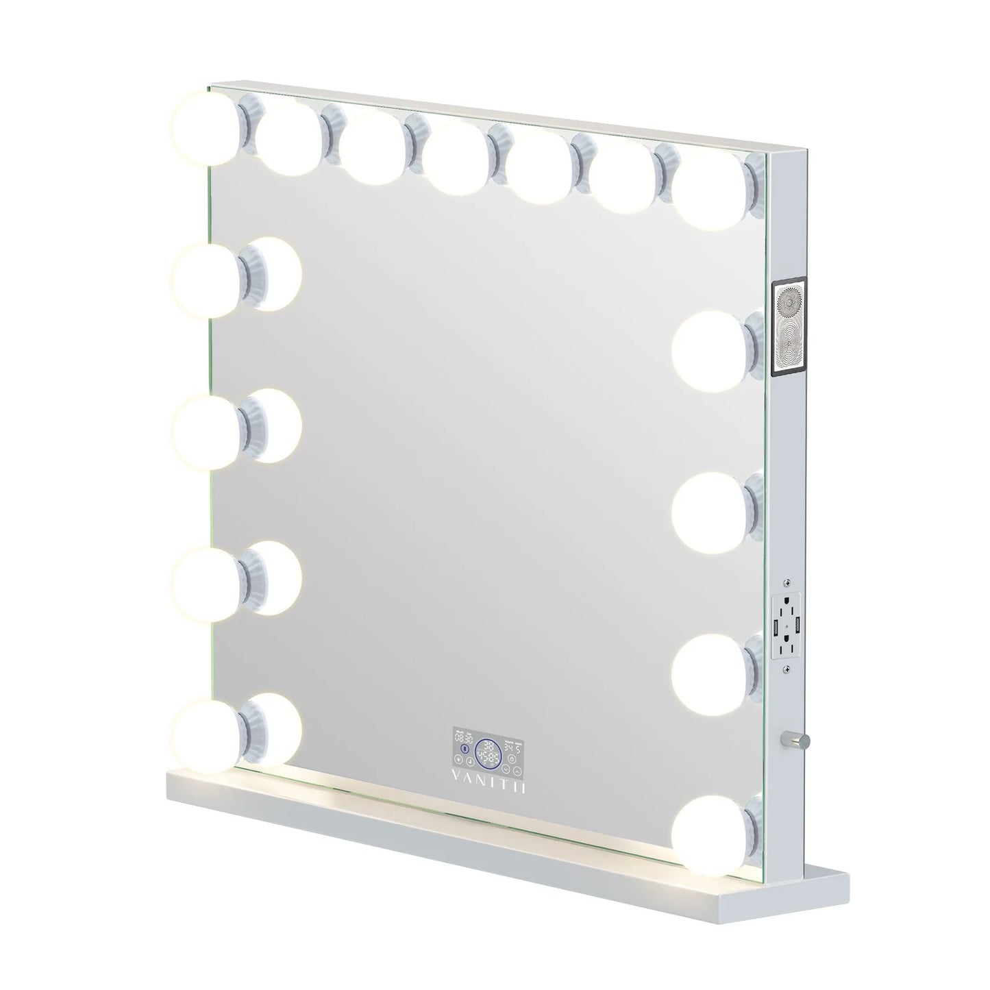 LUXE Hollywood Vanity Mirror with Lights and Bluetooth Speakers - LP Replenish