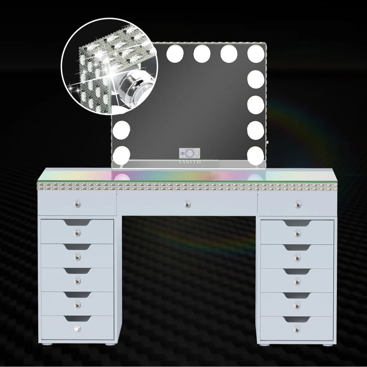 Angel Vanity SET (Mirror & Vanity included) - LP Replenish