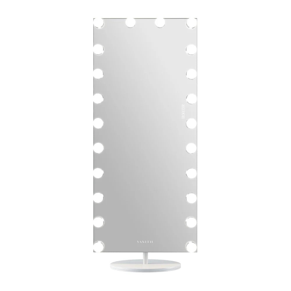 LUXE Hollywood Vanity Mirror - Full Length with Swivel 180º Stand & LCD Touchscreen - LP Replenish