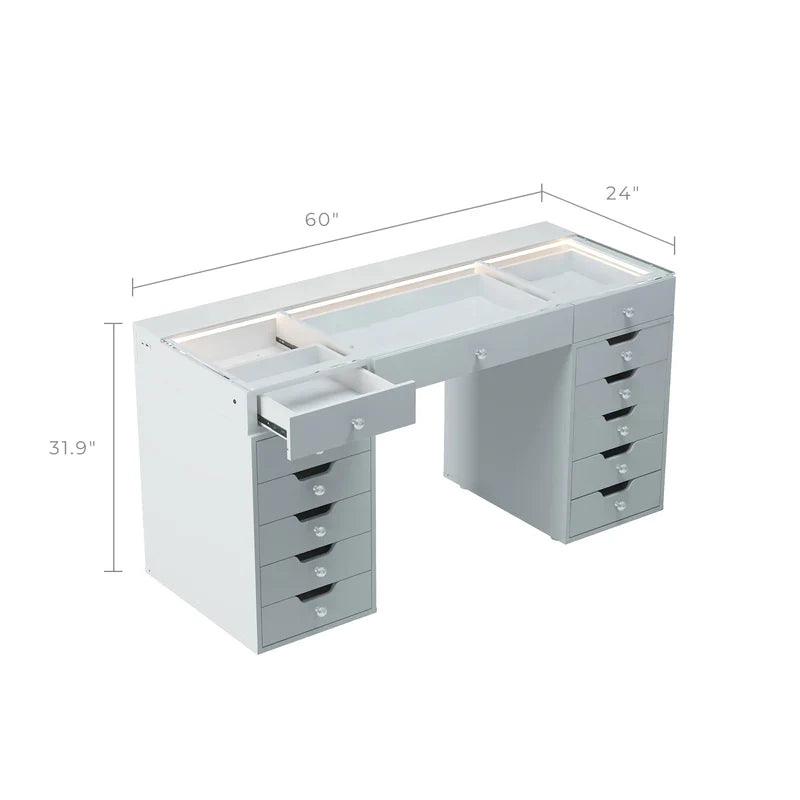 Eva PRO Makeup Vanity Desk - LP Replenish