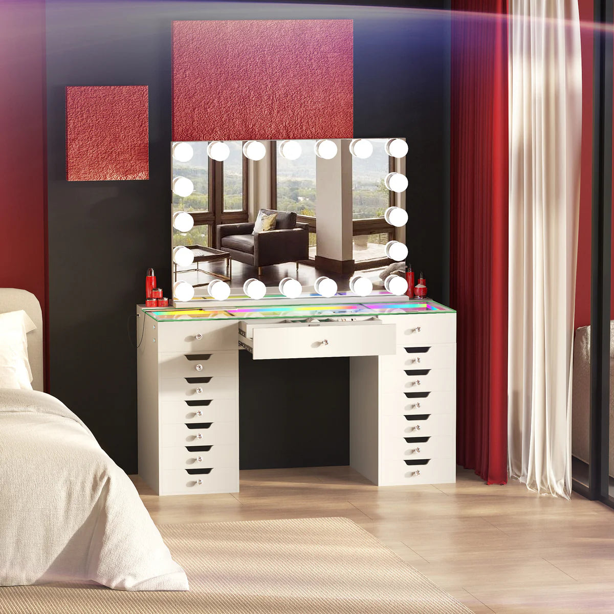 Lisa PRO Makeup Vanity Desk