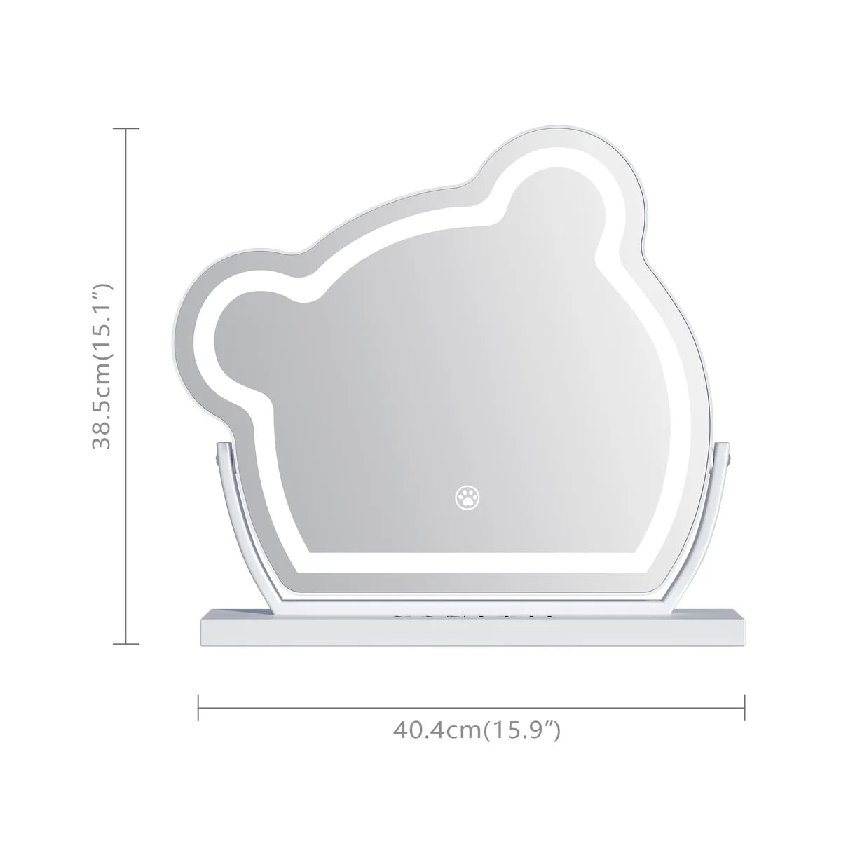 VanitiGlow Bear – LED Vanity Mirror with Touch Control