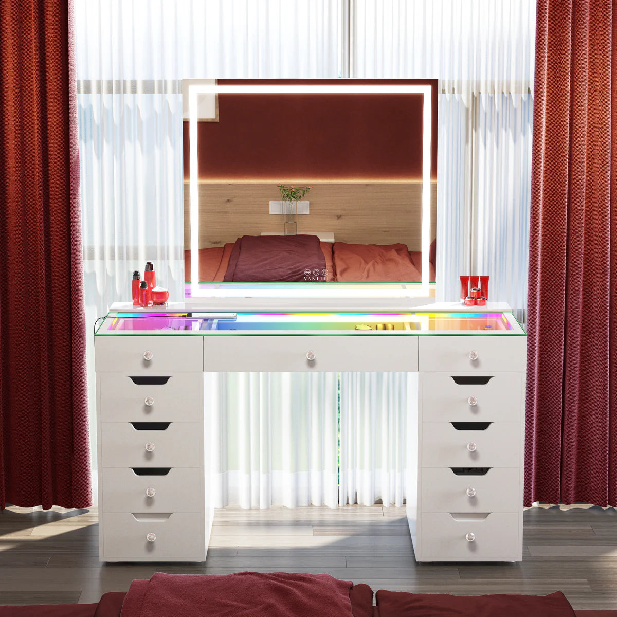 Hana Vanity SET (Mirror and Vanity Included) - LP Replenish