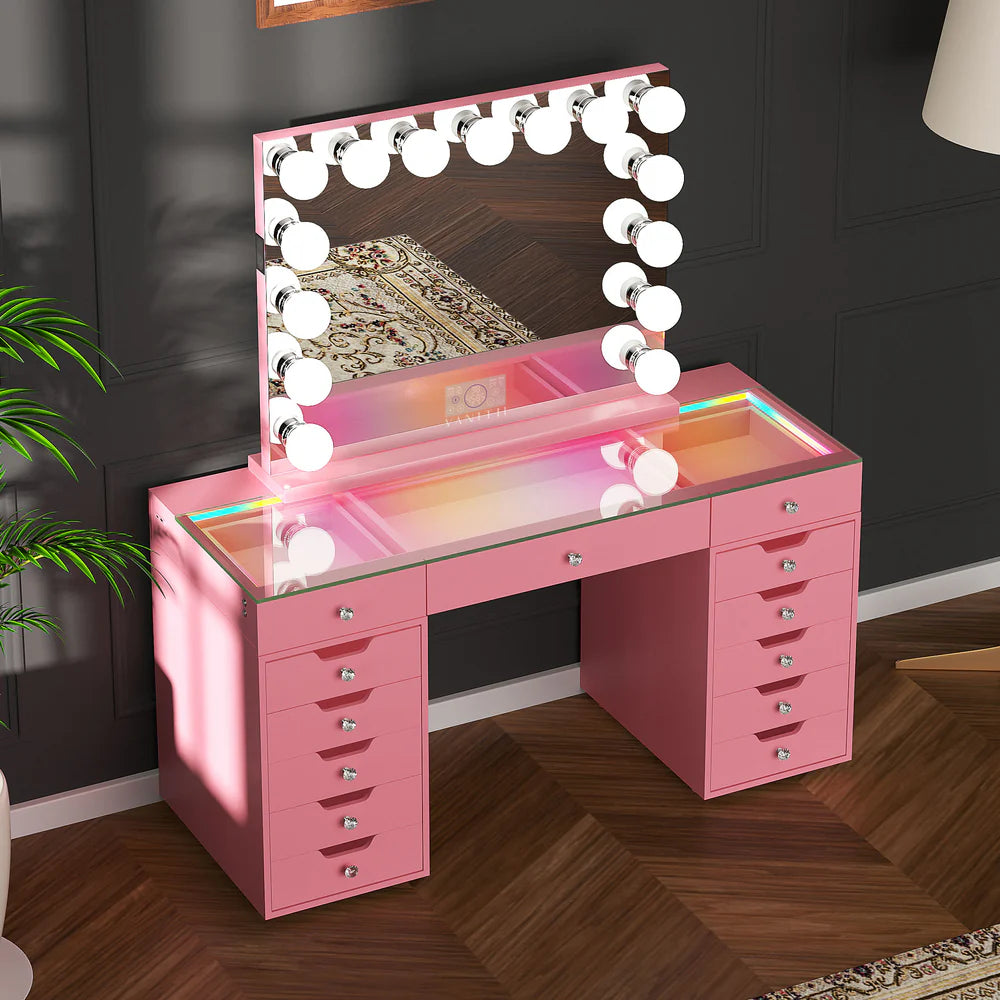 Eva Vanity SET (Mirror and Vanity Included) - LP Replenish