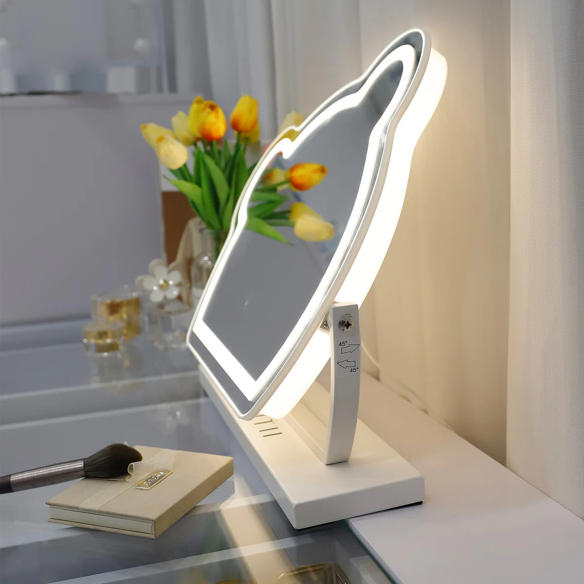 VanitiGlow Bear – LED Vanity Mirror with Touch Control