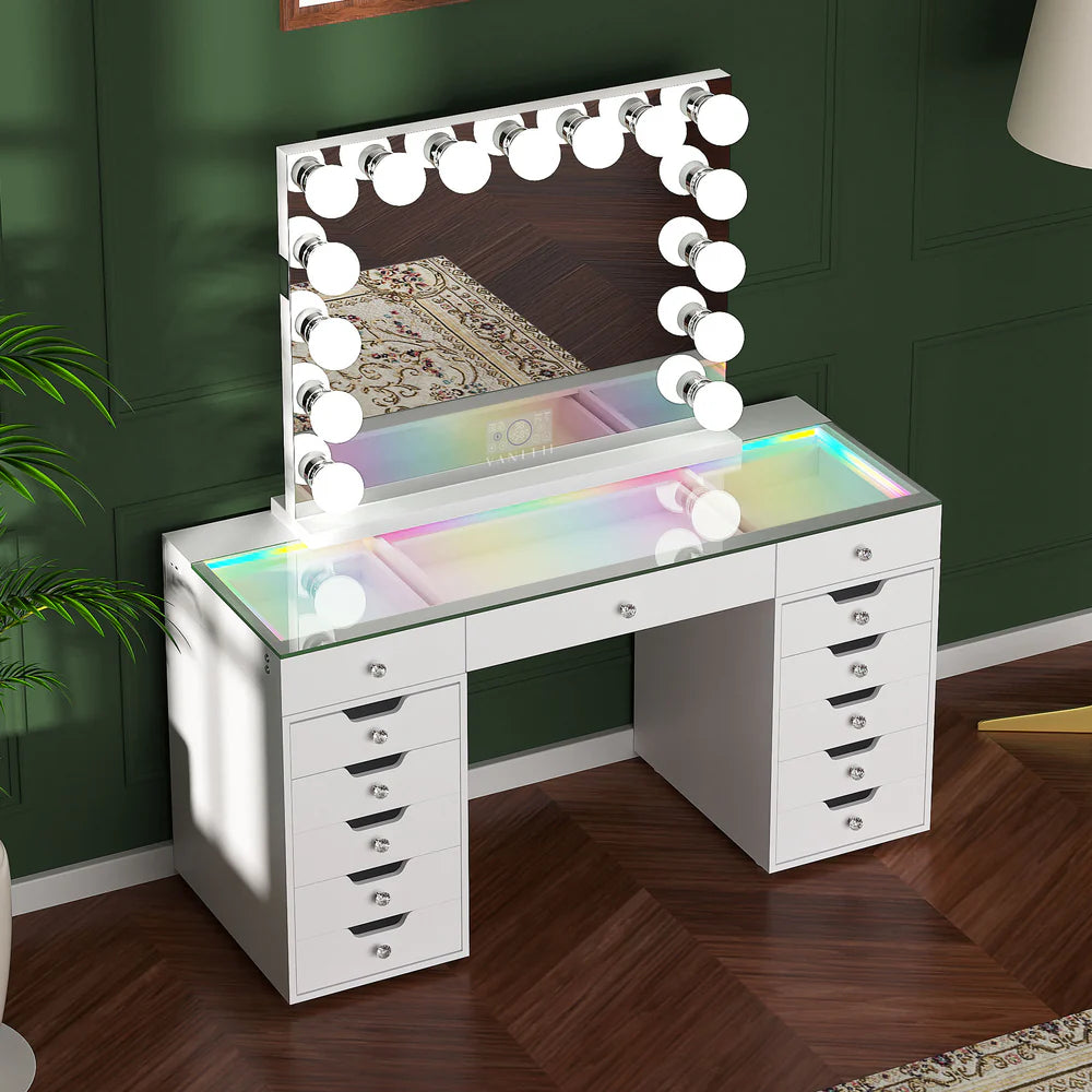 Eva Vanity SET (Mirror and Vanity Included) - LP Replenish