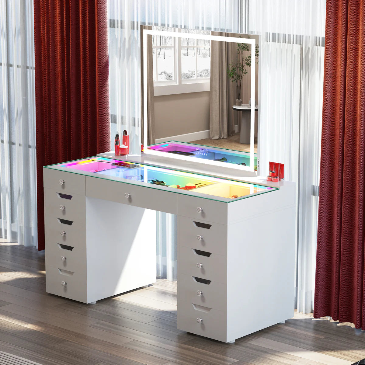 Hana Vanity SET (Mirror and Vanity Included) - LP Replenish