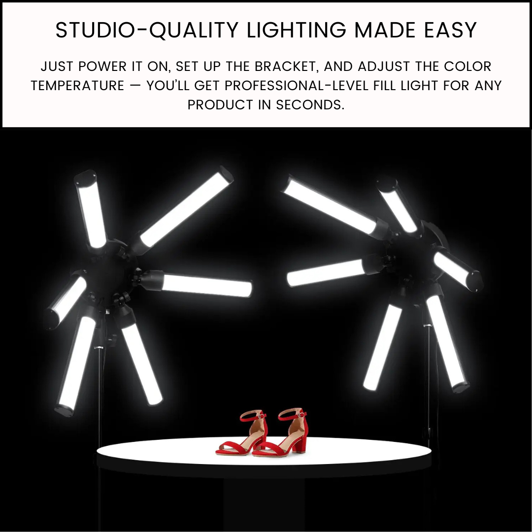 35-Inch 120W Star Ring Light with Tripod and Accessories - LP Replenish