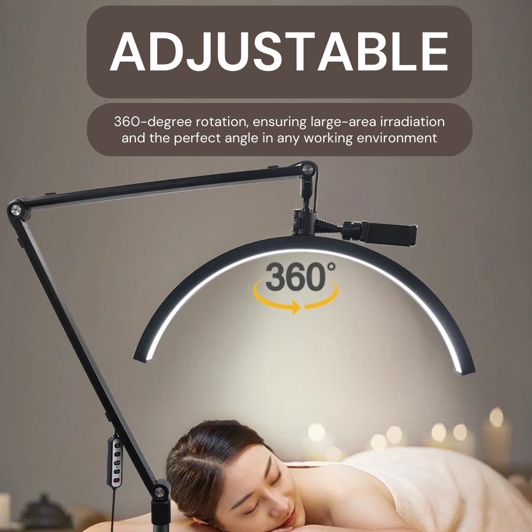20" Eyelash LED Half Moon Floor Light - LP Replenish