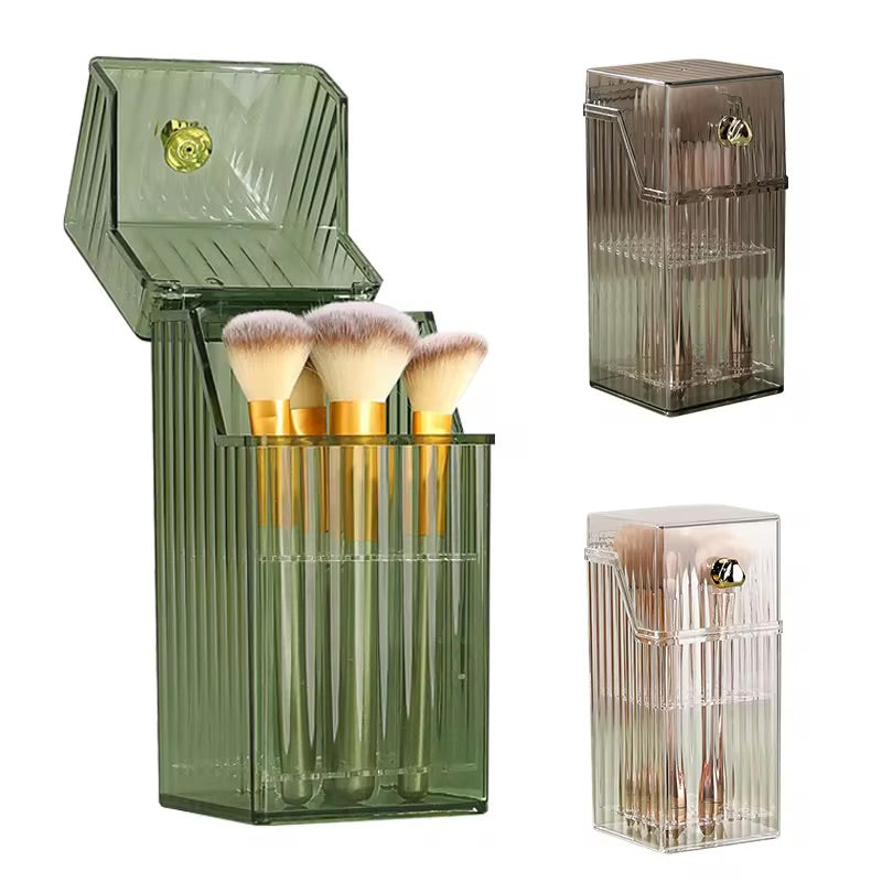 Luxury Desktop Makeup Brush Holder with Lid - LP Replenish