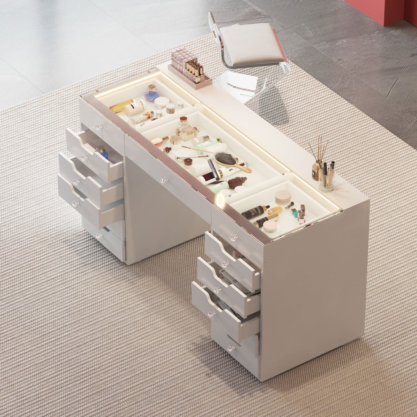 Eva PRO Makeup Vanity Desk - LP Replenish