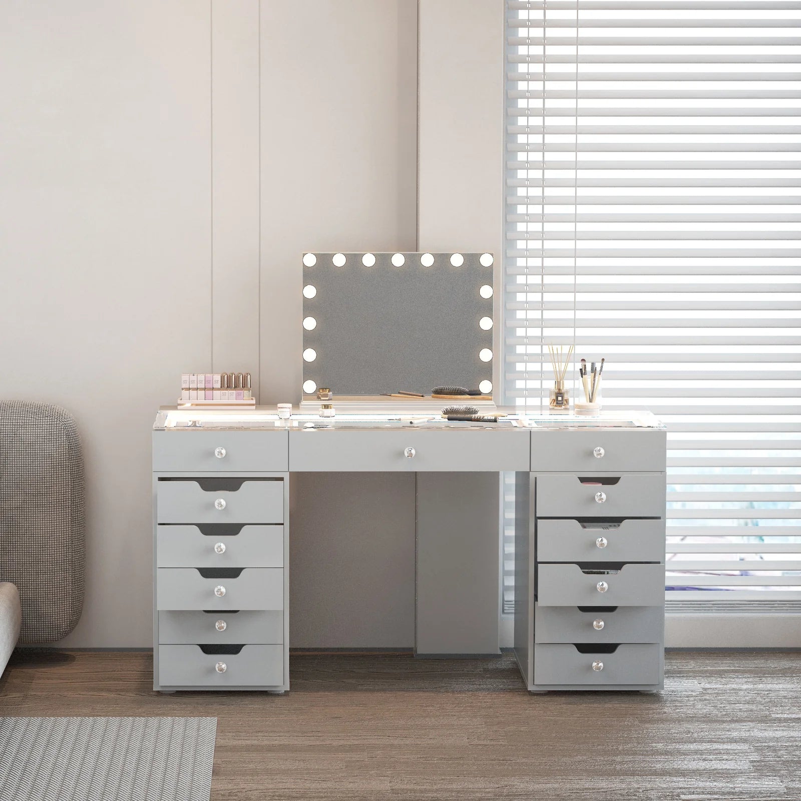 Eva PRO Makeup Vanity Desk - LP Replenish