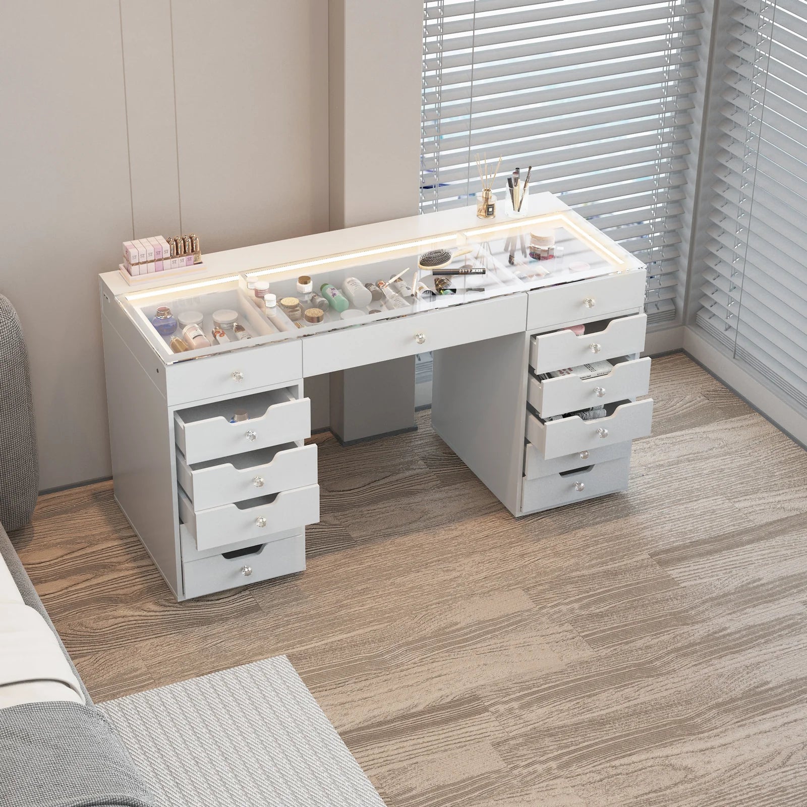 Eva PRO Makeup Vanity Desk - LP Replenish