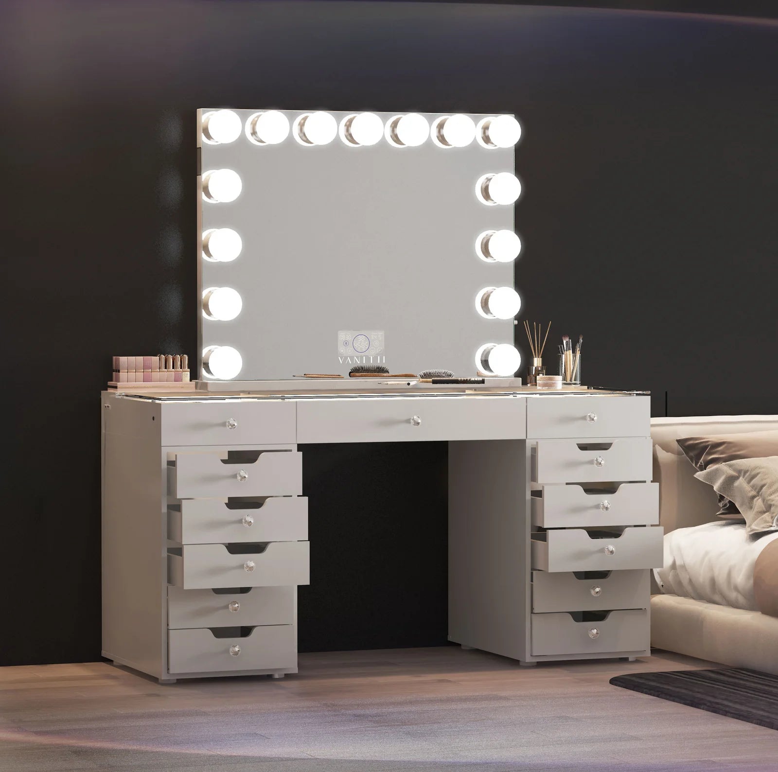 Eva PRO Makeup Vanity Desk - LP Replenish