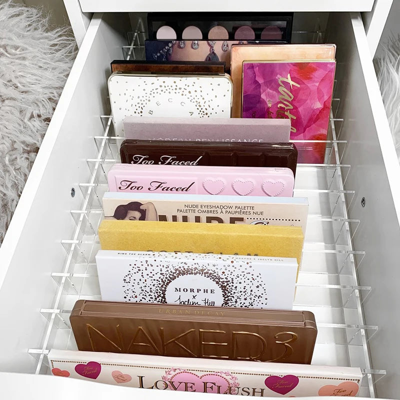 Drawer Divider Set For ALEX 5 And 9 Drawers, Acrylic Adjustable Makeup Storage Organizer - LP Replenish