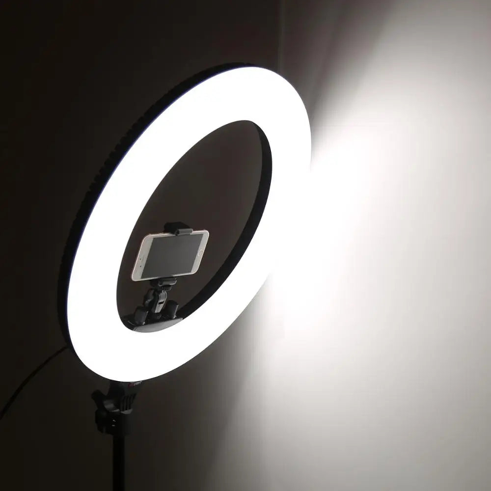 18" LED Ring Light with Phone Holder