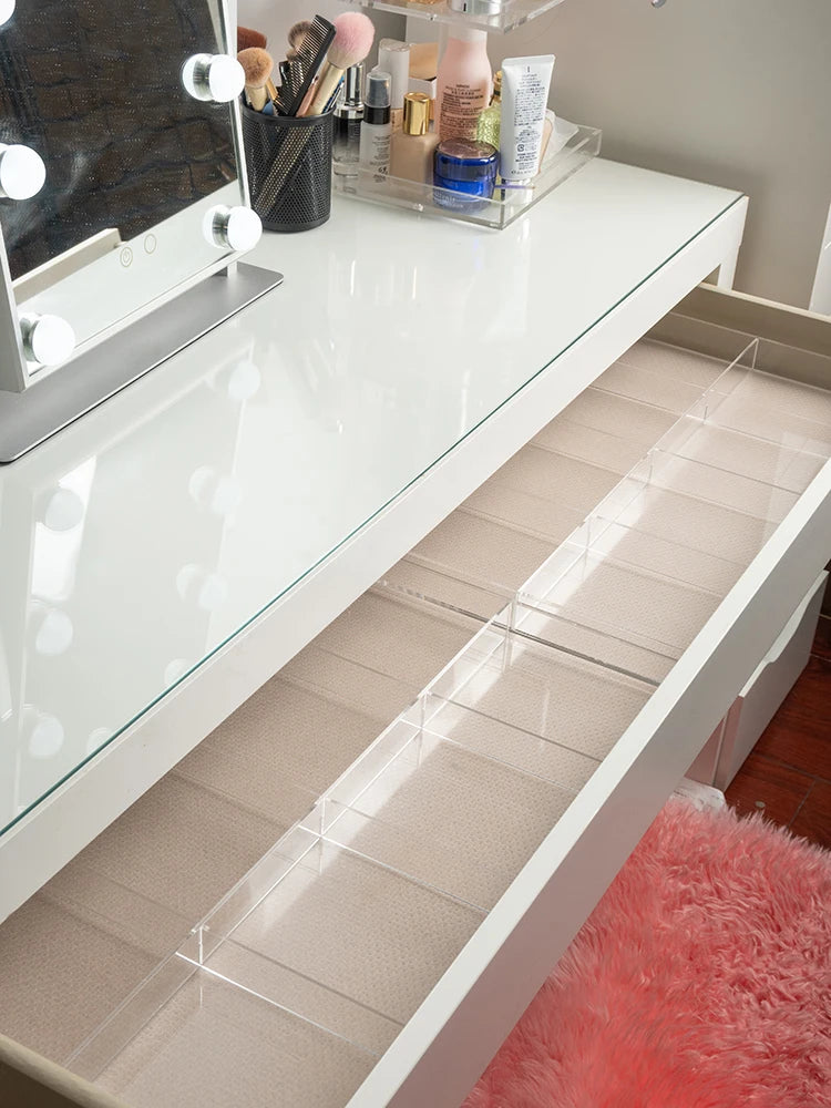 Clear Acrylic Dividers Set for MALM Dressing Table - LP Replenish