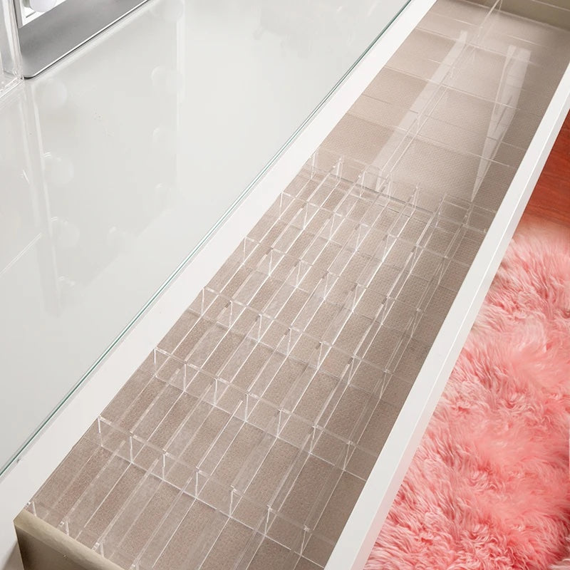 Clear Acrylic Dividers Set for MALM Dressing Table - LP Replenish