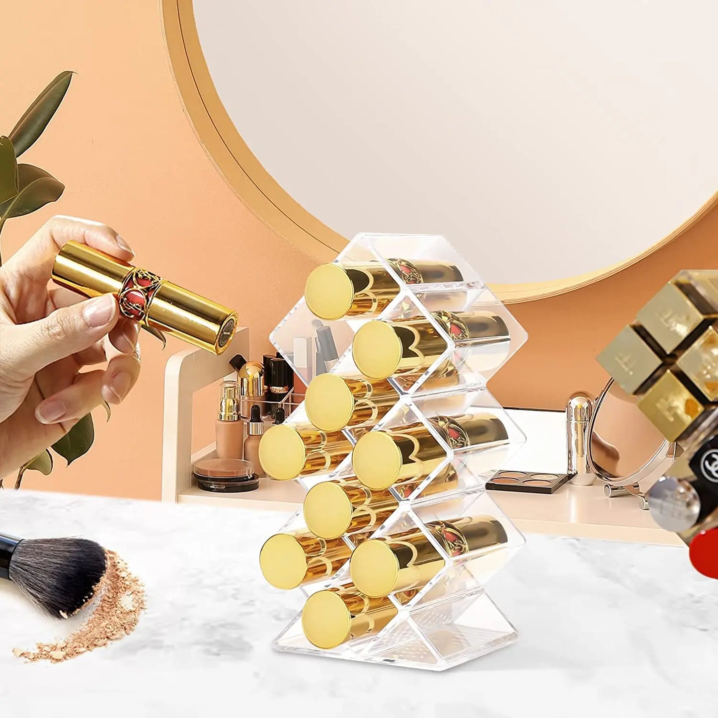 Clear Lipstick Acrylic Organizer - LP Replenish