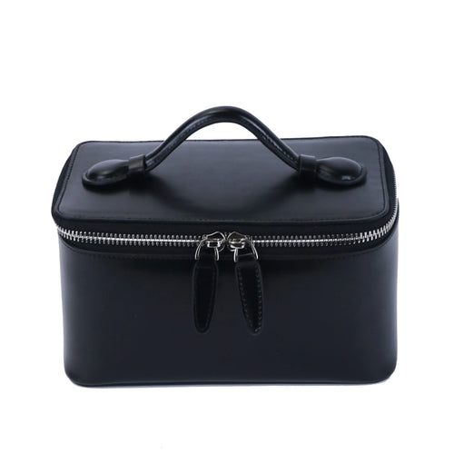 Customized Genuine Leather Hand Held Cosmetic Large Bag - LP Replenish