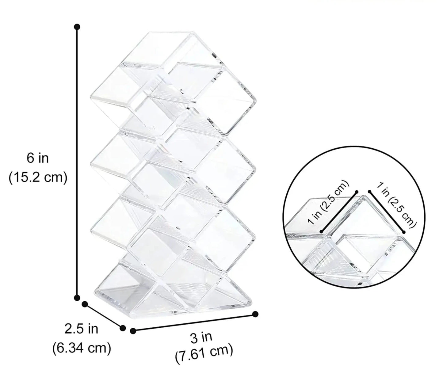 Clear Lipstick Acrylic Organizer - LP Replenish