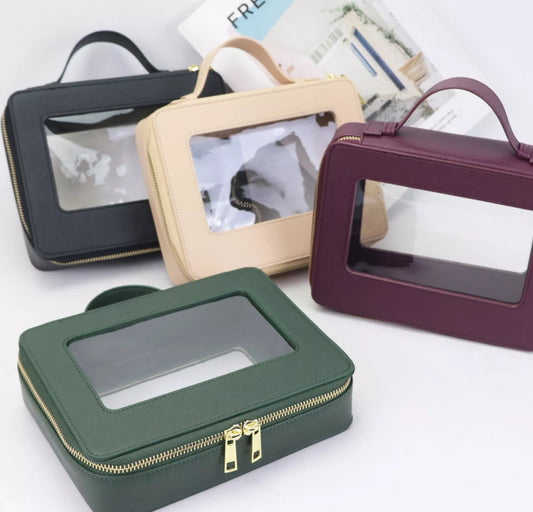 Portable Cosmetic Travel Case with Customized Monogram - LP Replenish