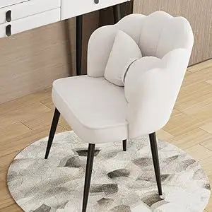 Luxury Solid Wood Vanity Desk with Sintered Marble Top, 6 Drawers, and LED Mirror - LP Replenish