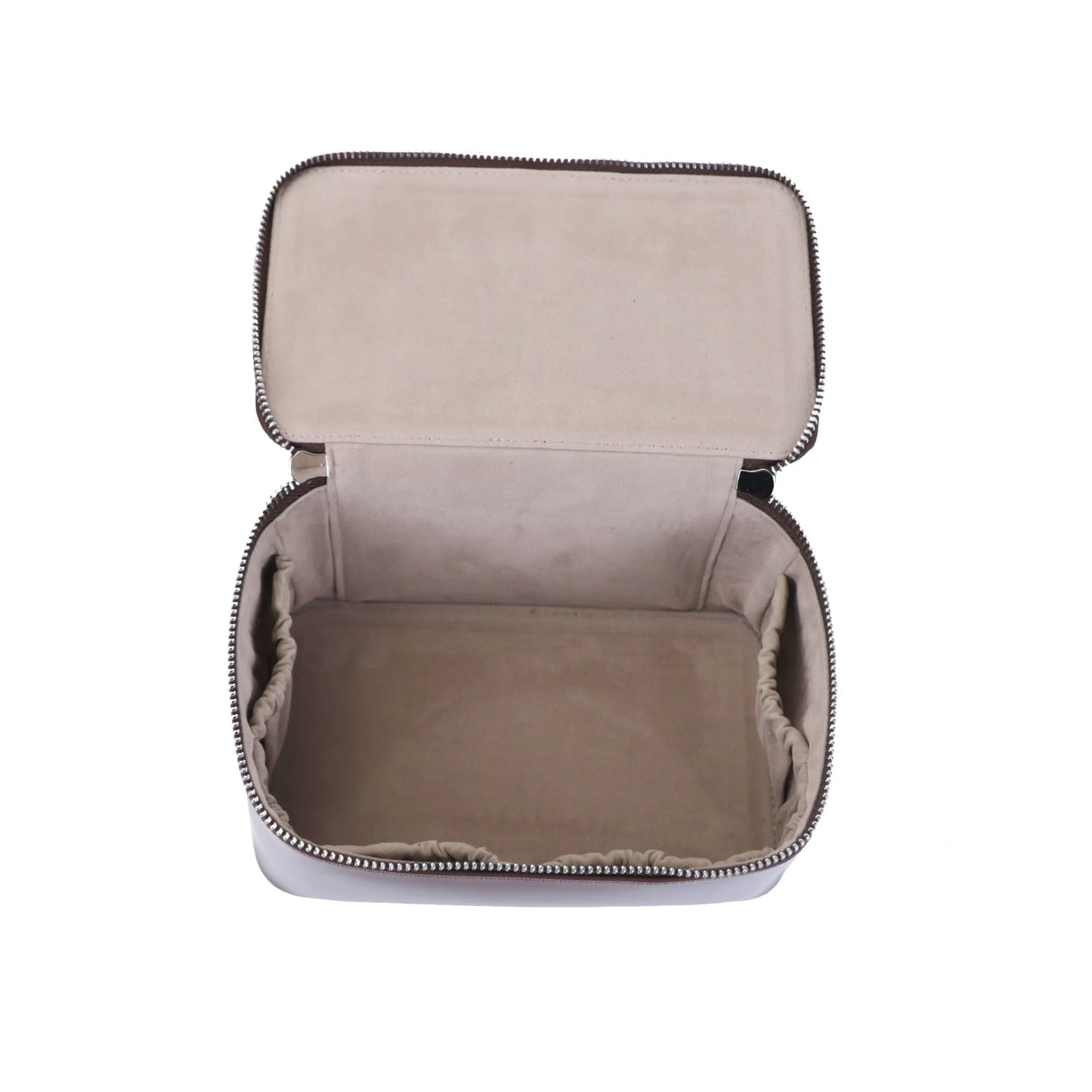 Customized Genuine Leather Hand Held Cosmetic Large Bag - LP Replenish