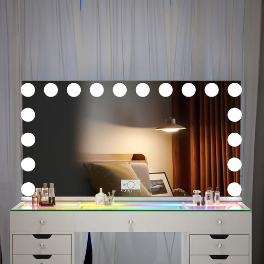 VanitiGlow Spectrum | XXL Hollywood LED Vanity Mirror