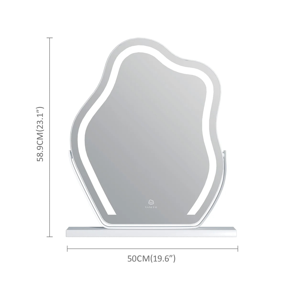 VanitiGlow Cloud – LED Vanity Mirror with Touch Control