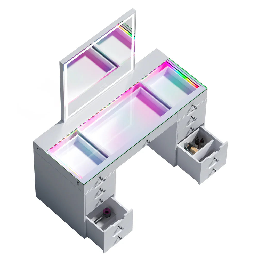 Hana Vanity SET (Mirror and Vanity Included) - LP Replenish