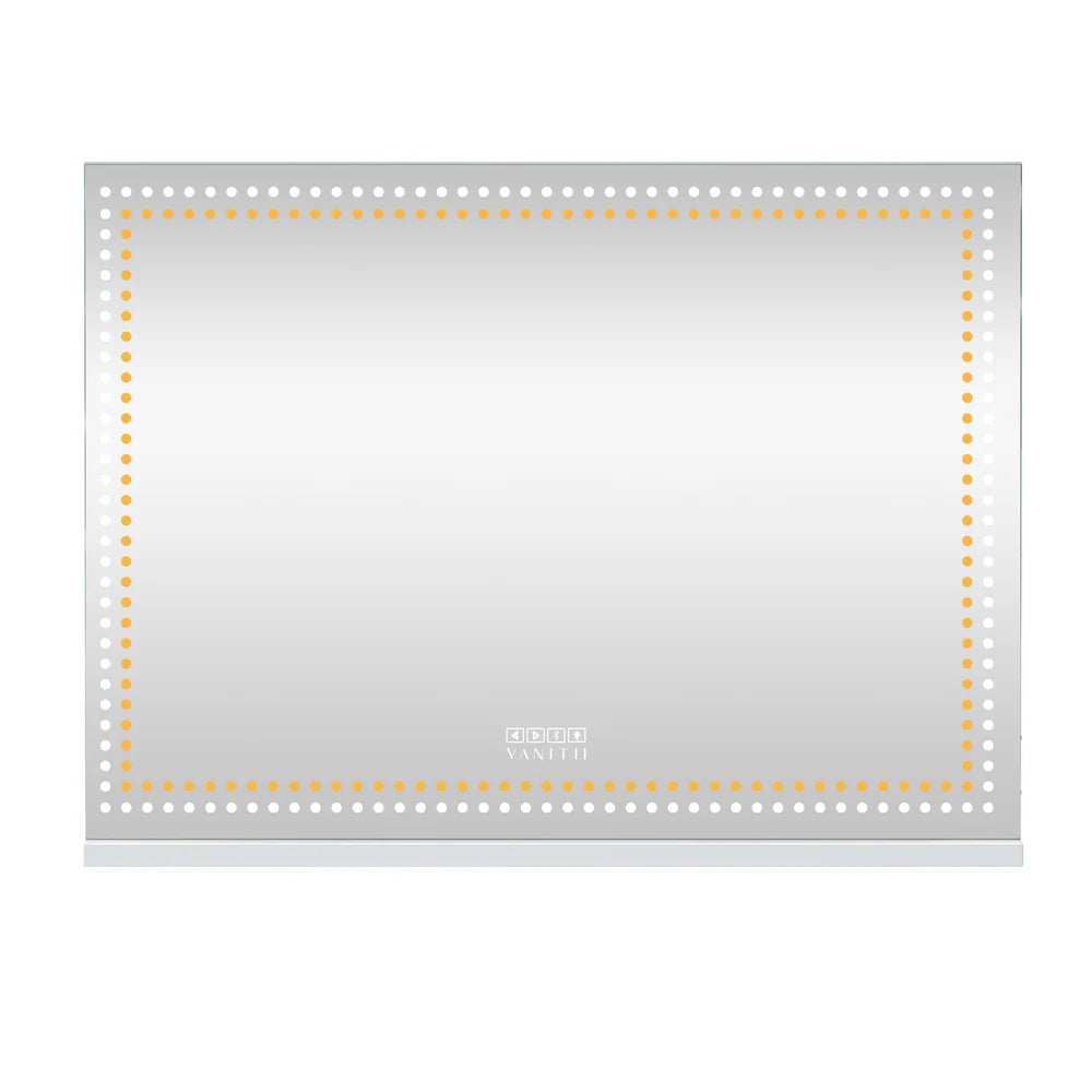 Audrey Hollywood Vanity Mirror with LED Lights and Bluetooth Speaker - LP Replenish
