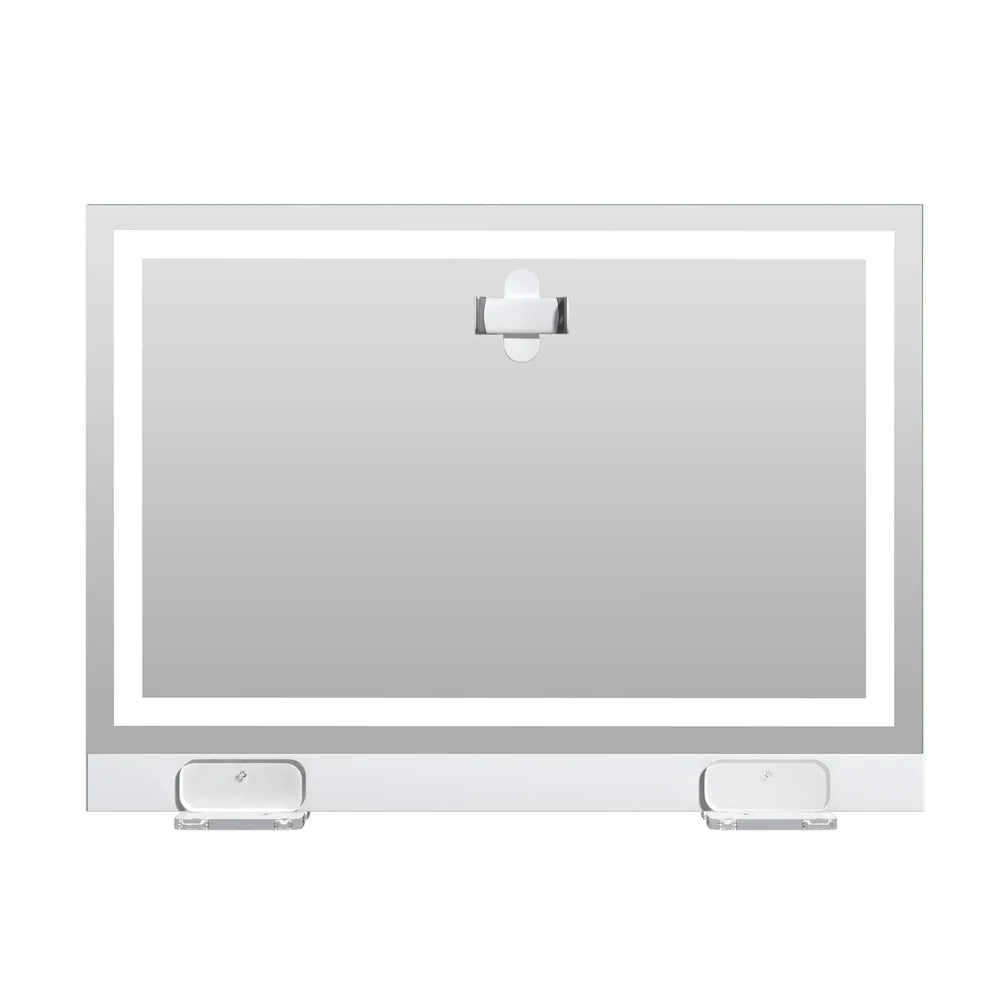 LUXE LED Mirror with Phone Holder, Self Timer, and Remote Control - LP Replenish