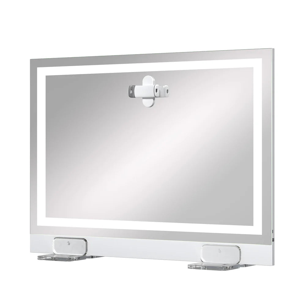 LUXE LED Mirror with Phone Holder, Self Timer, and Remote Control - LP Replenish