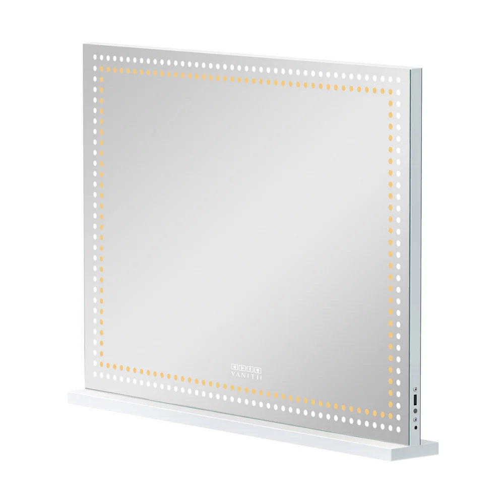 Audrey Hollywood Vanity Mirror with LED Lights and Bluetooth Speaker - LP Replenish