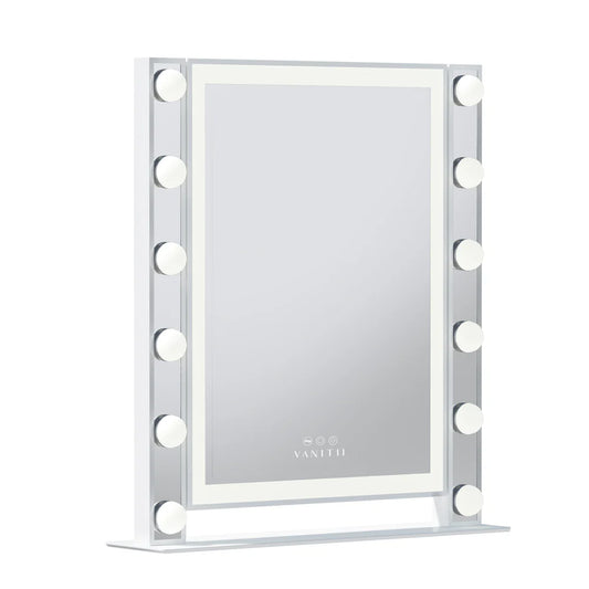 LUXE Scarlett LED Vanity Mirror with Dimmable Light Strip and 360° Free Rotation - LP Replenish