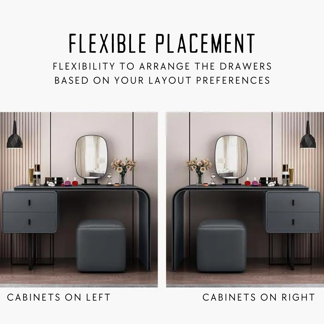 Bedroom Makeup Dresser with Vanity Mirror - LP Replenish