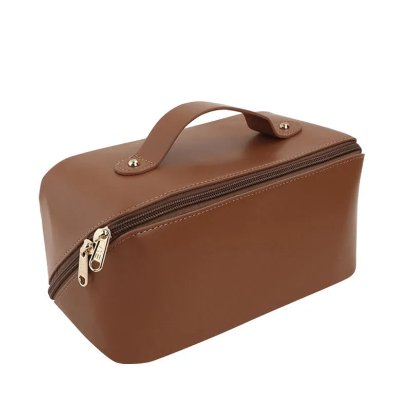 Custom Monogrammed Leather Makeup Bag - LP Replenish