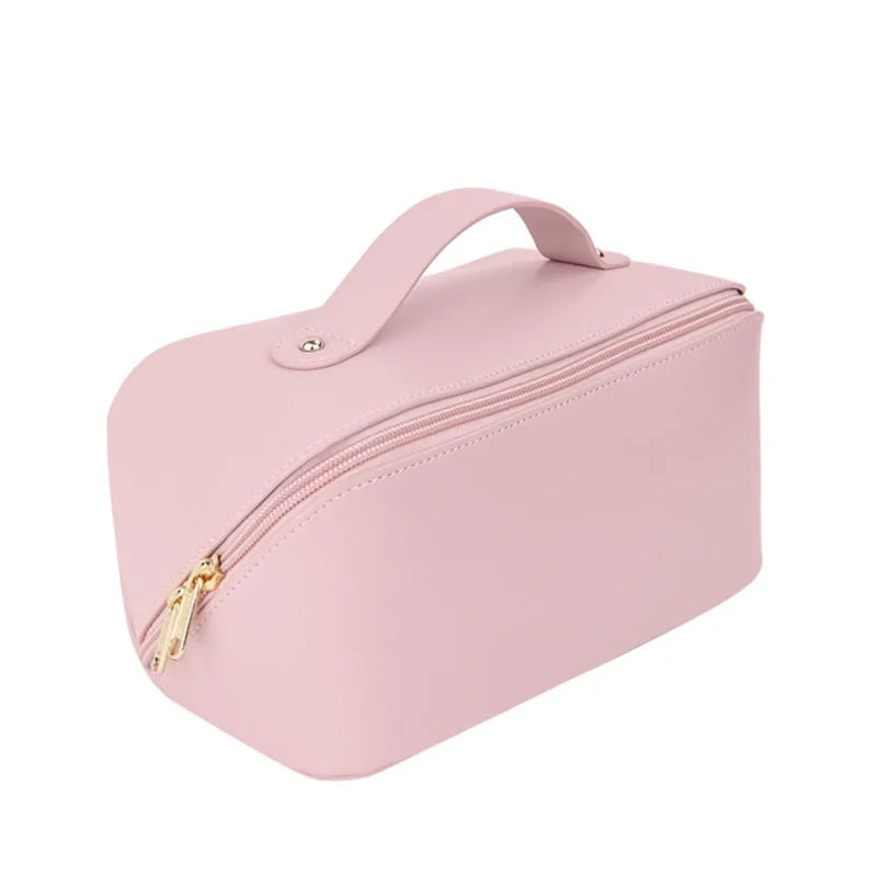 Custom Monogrammed Leather Makeup Bag - LP Replenish