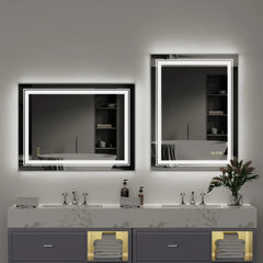 LED Vanity Mirror with Adjustable Lighting, and Defogging