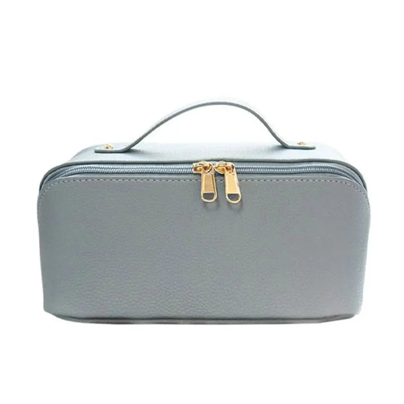 Custom Monogrammed Leather Makeup Bag - LP Replenish