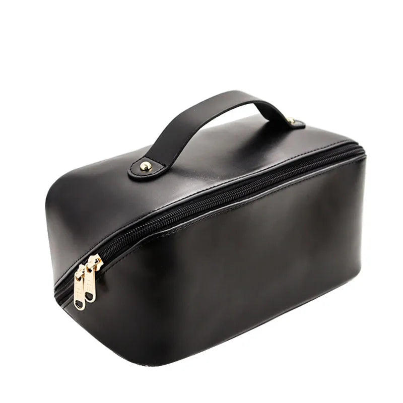 Custom Monogrammed Leather Makeup Bag - LP Replenish