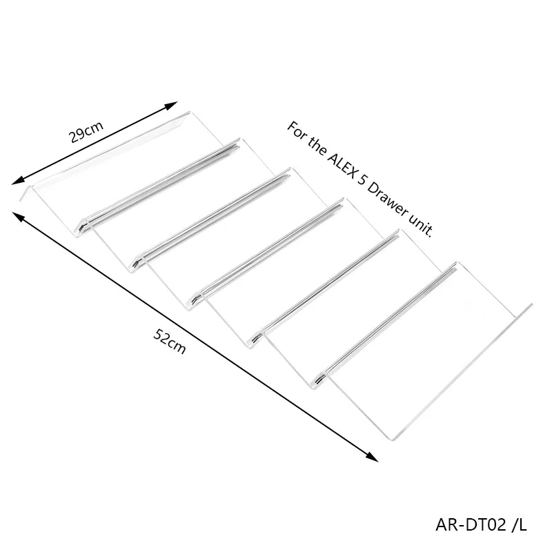 Customizable Acrylic Drawer Display Tray for ALEX 5 and 9 Units - LP Replenish