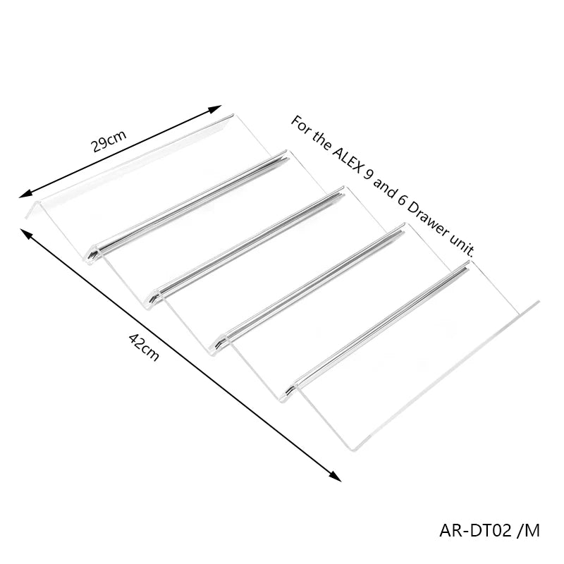 Customizable Acrylic Drawer Display Tray for ALEX 5 and 9 Units - LP Replenish