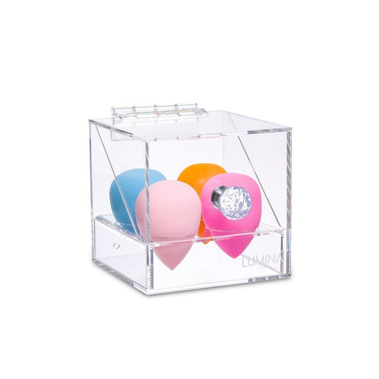 4 Slot Acrylic Beauty Sponge Holder - Lumina Pro USA -