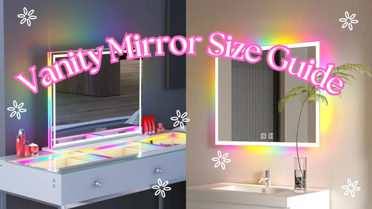 Vanity mirror size guide