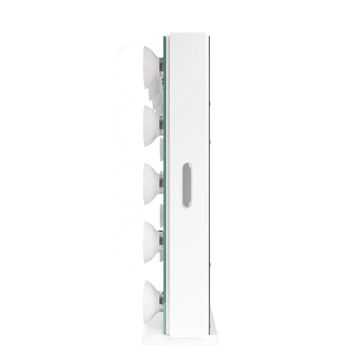 VanitiGlow Atelier | Hollywood LED Vanity Mirror with Hidden Jewelry Storage