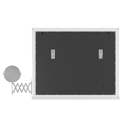 VanitiGlow Eclipse | Hollywood LED Vanity Mirror with 10x Extendable LED Magnifier